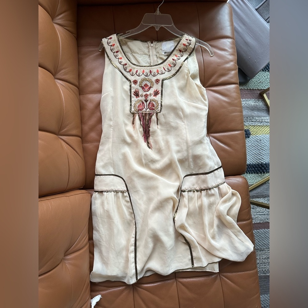 Anna Sui Anthropologie vintage style swing dress boho size small - Picture 2 of 5